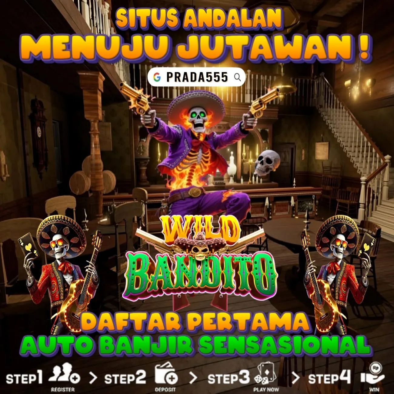 PRADA555 : Link Slot WILD BANDITO SESNSASIONAL Mudah Menang 2025 
